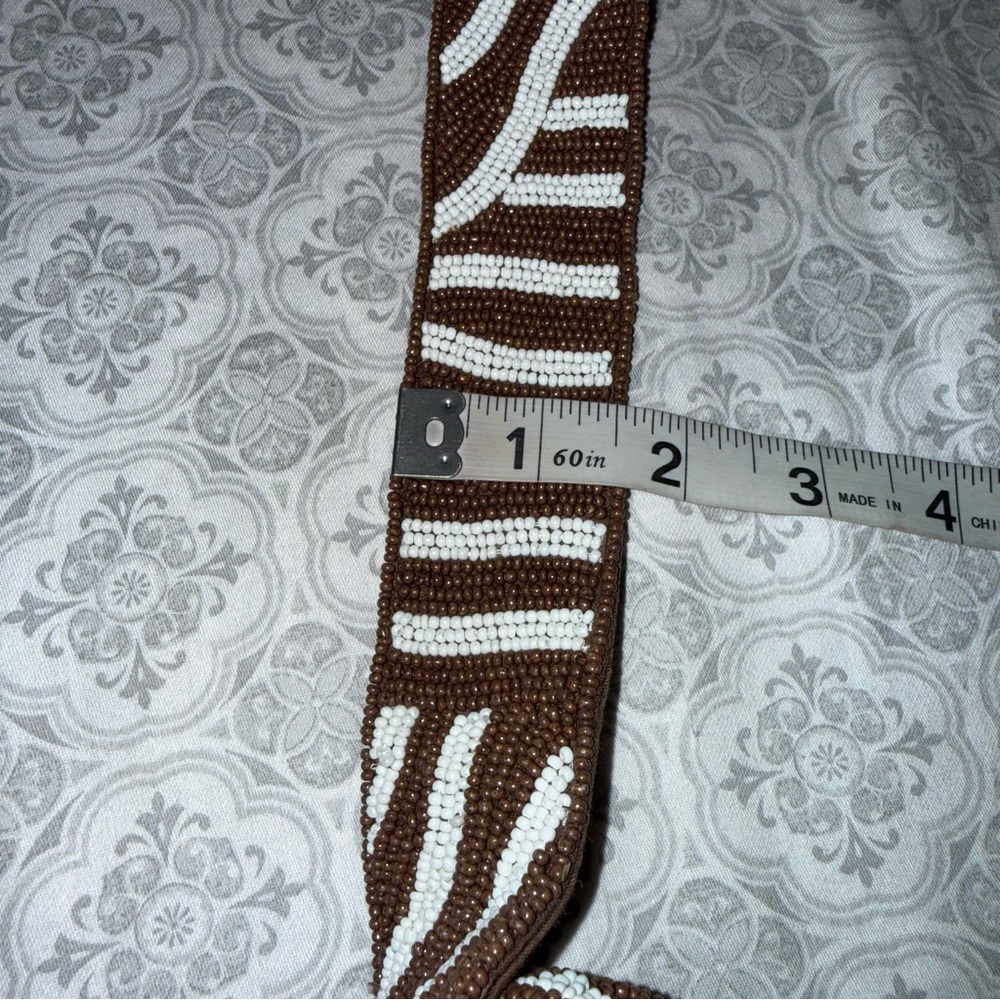 Anthropologie Crescent Beaded Shotkder Bag - Picture 14 of 14